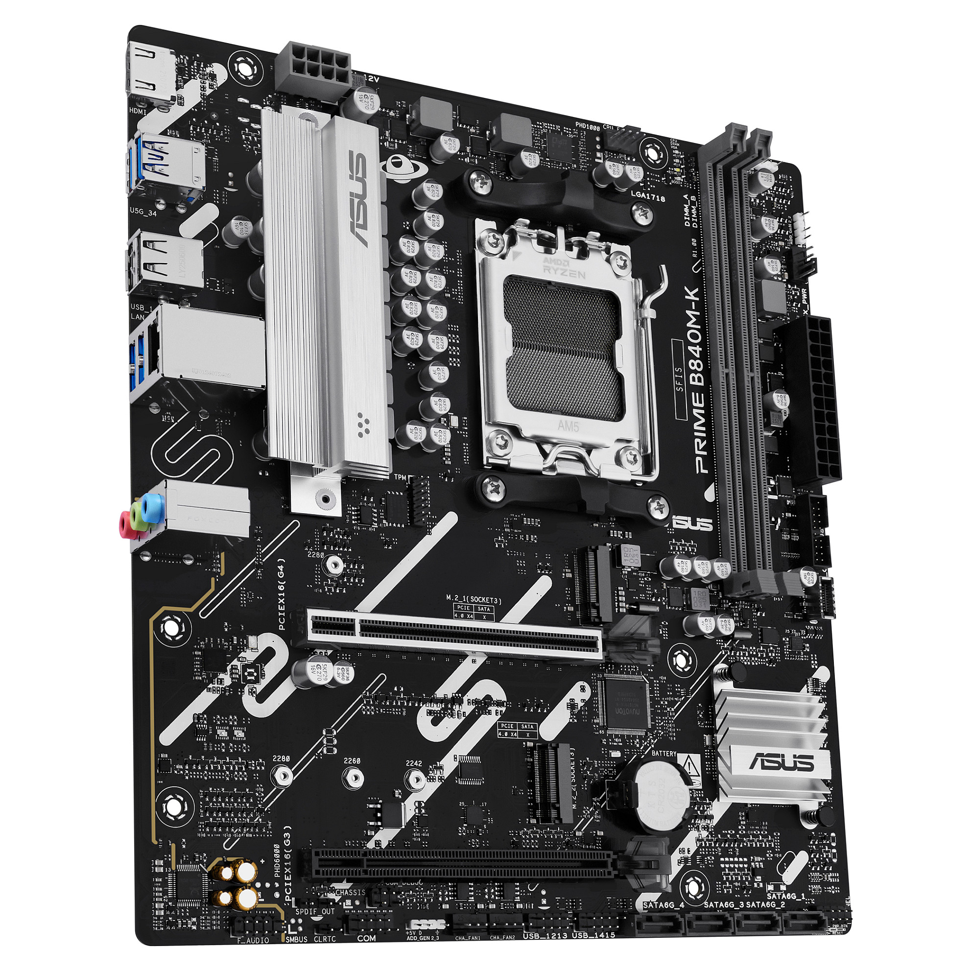 Matična ploča ASUS PRIME B650M-K (AMD B650, Socket AM5, mATX, DDR5)-3