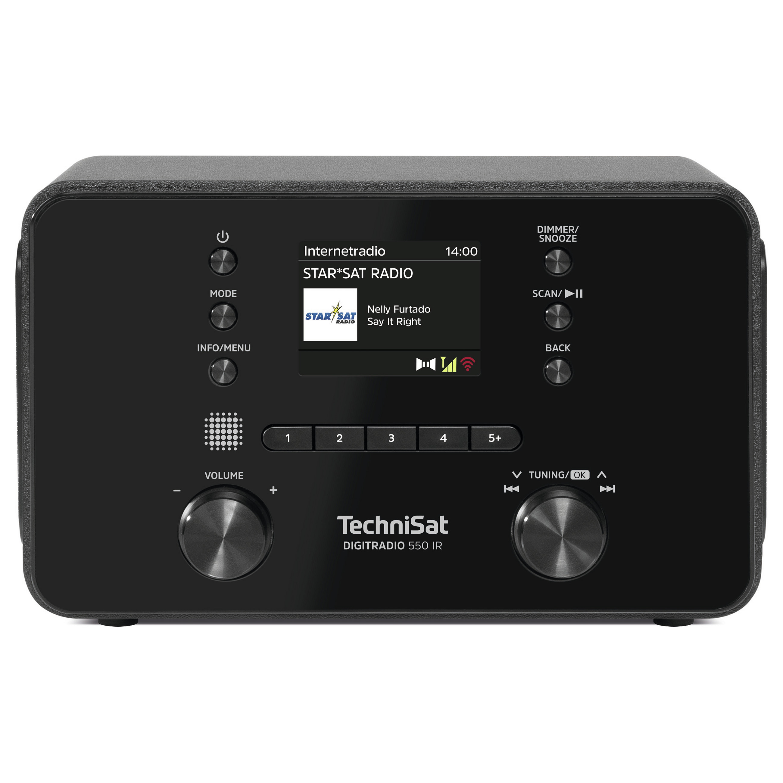 Digitalni radio TECHNISAT DigitRadio 550 IR (DAB+, FM, Internet Radio, Bluetooth, Spotify Connect) Antracit-0