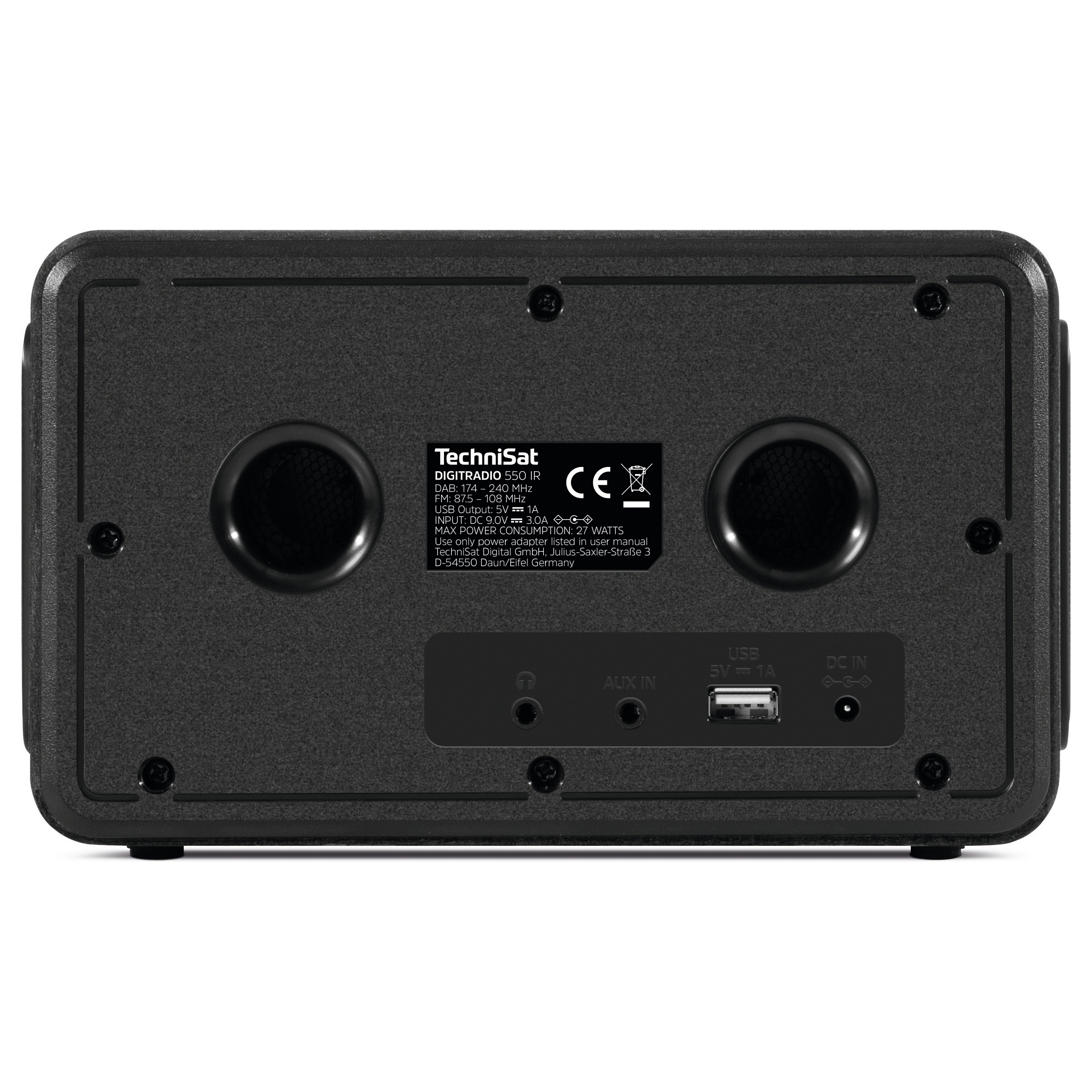 Digitalni radio TECHNISAT DigitRadio 550 IR (DAB+, FM, Internet Radio, Bluetooth, Spotify Connect) Antracit-4