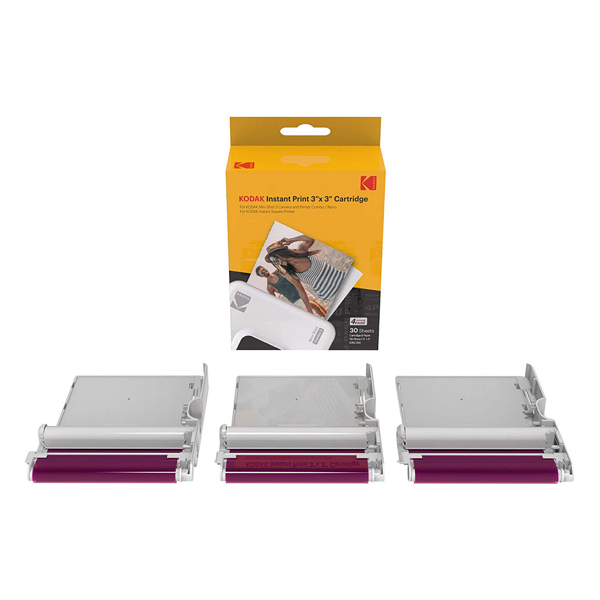Papir za foto printer KODAK 3x3" (60 listova, PMC-60)-0