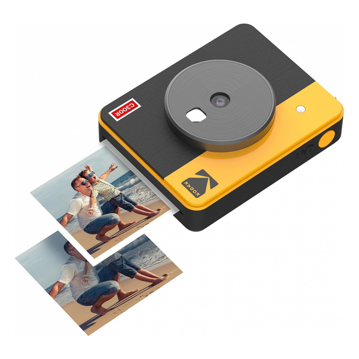 Instant fotoaparat KODAK Mini Shot 3 Retro (3x3", 4Pass, Žuti)-0