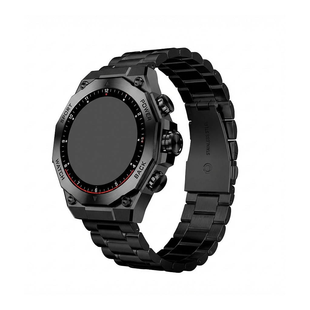 Pametni sat KODAK Smartwatch 721S SET (1.3" IPS, IP68, crni)