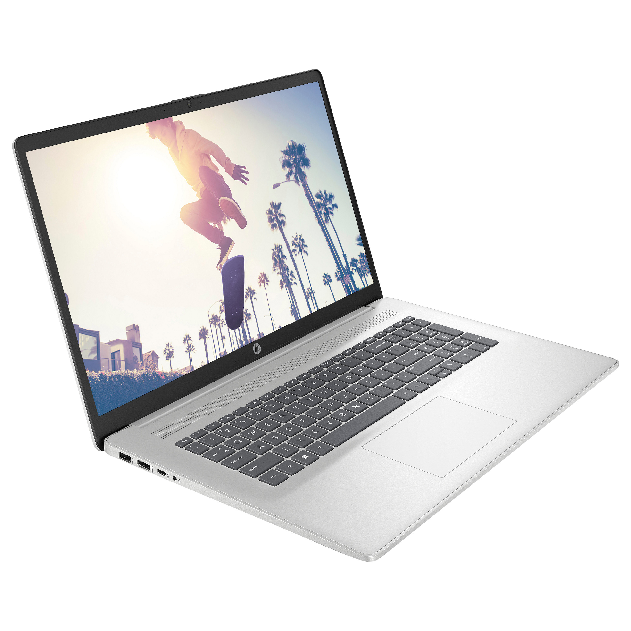Prijenosno računalo HP 17-cn4160ng (17.3" FHD, Core 5 120U, 16GB RAM, 512GB SSD, Intel Graphics, FreeDOS, silver, non-HR tipkovnica)-1