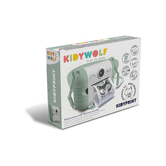 Dječji fotoaparat KIDYWOLF KidyPrint (termalni printer, bez tinte, zeleni)-3
