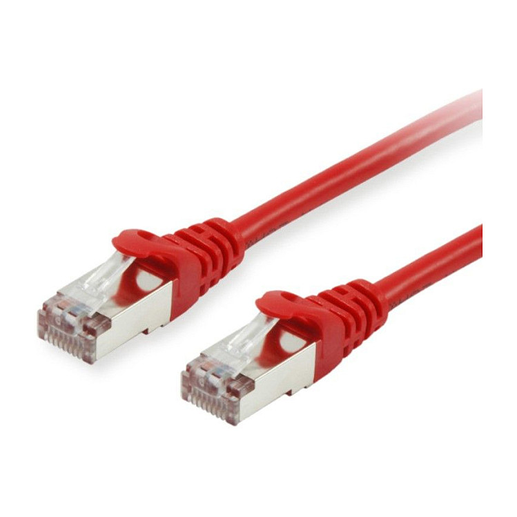 Mrežni kabel EQUIP 606501 (Cat.6A S/FTP, 0.25m, crveni)-0