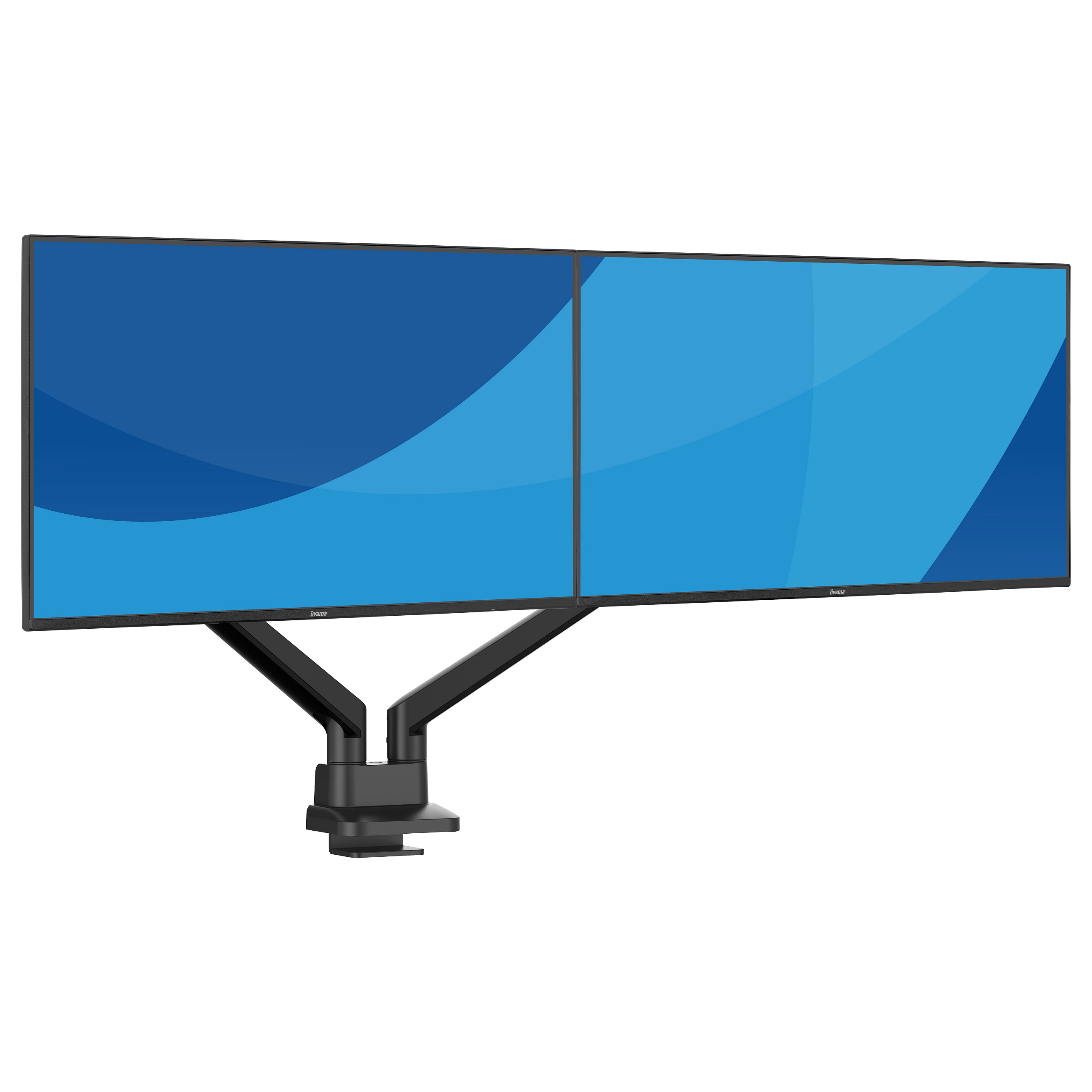 Nosač za monitor IIYAMA DS1002C-B1 (za 2 monitora, 24-32", do 12kg, crni)