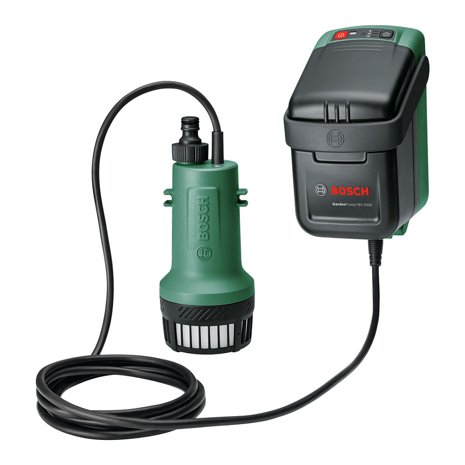 Akumulatorska pumpa za kišnicu BOSCH GardenPump 18V-2000 (1x 2.5Ah)