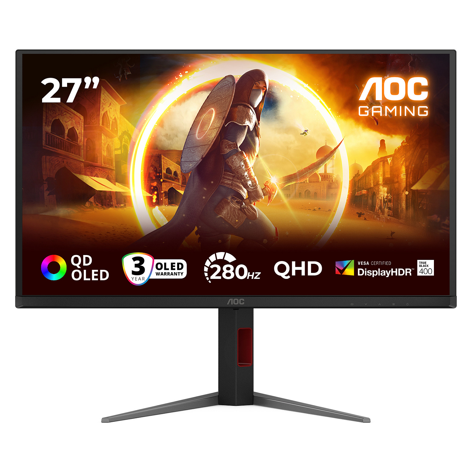 Monitor AOC Q27G4ZD (27", QHD, QD-OLED, 240Hz, 0.03ms)