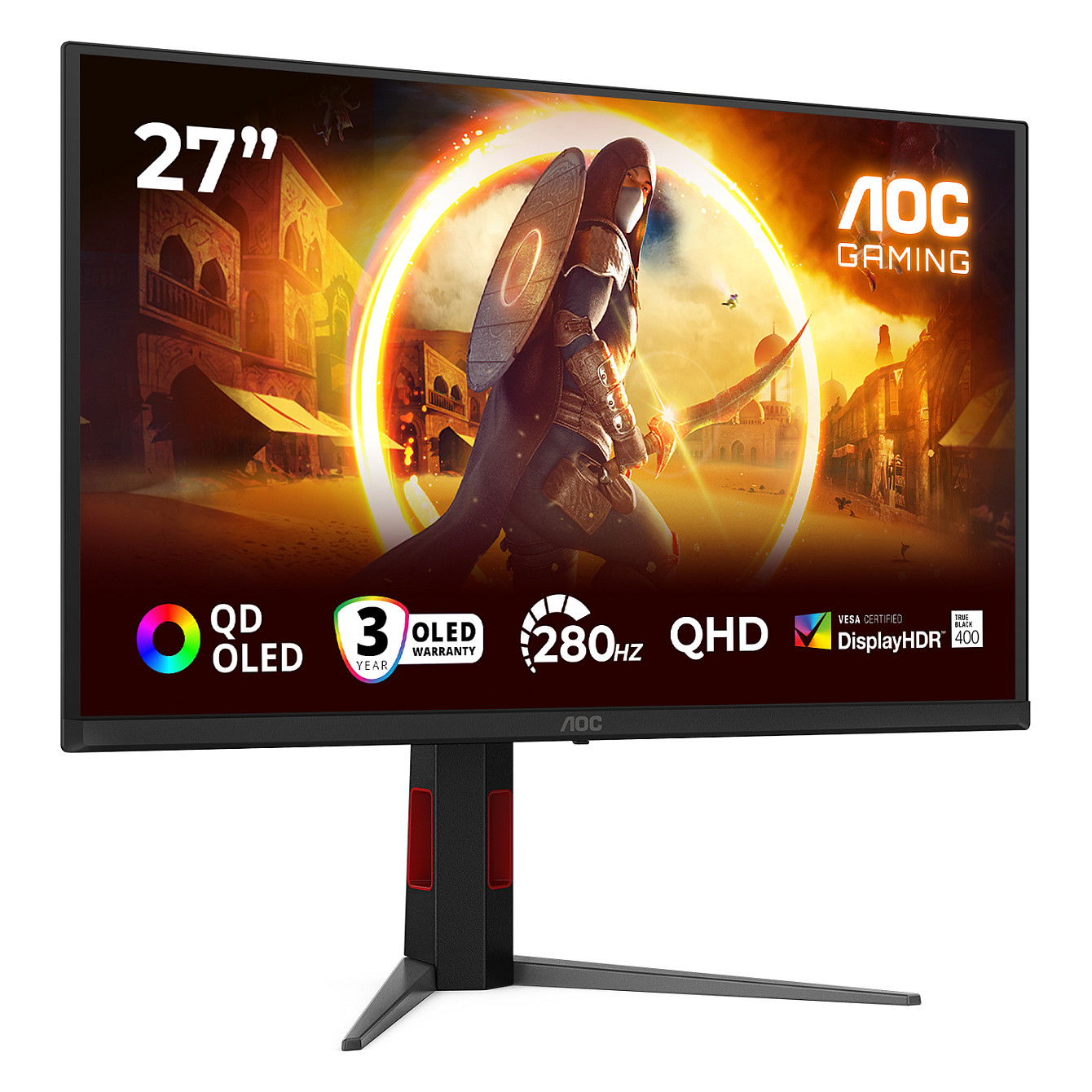 Monitor AOC Q27G4ZD (27", QHD, QD-OLED, 240Hz, 0.03ms)-1
