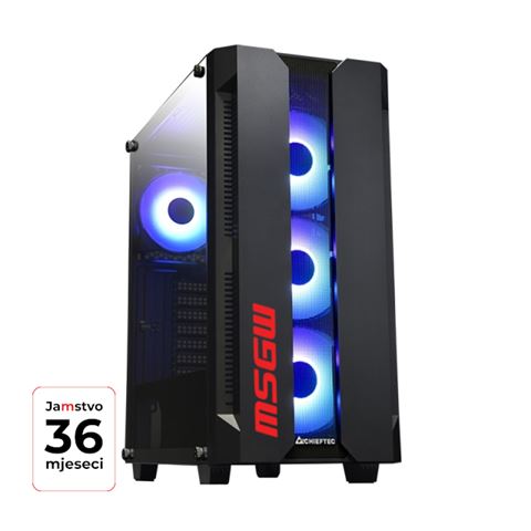 Stolno računalo za igre MSGW Gamer R5 a124 (Ryzen 5 5500, 16GB DDR4, 1TB SSD, RX 7600 8GB)-0
