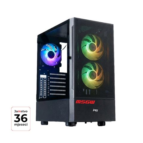Stolno računalo MSGW Gamer i5 i118 (Intel Core i5-12400F, 16GB DDR4, 1TB SSD, AMD Radeon RX 7600 8GB)-0