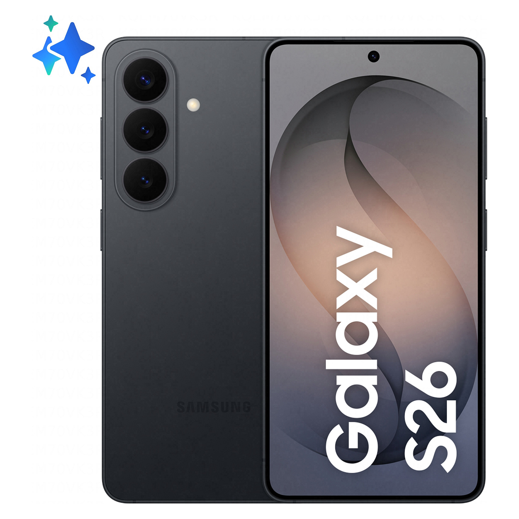 Mobitel SAMSUNG Galaxy S26 (6,3", 12 GB, 256 GB, 50 MP, crna boja)-1