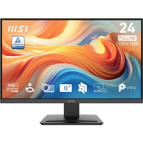 Monitor MSI PRO MP241 E14V (23.8" FHD, VA, 144Hz, 1ms)
