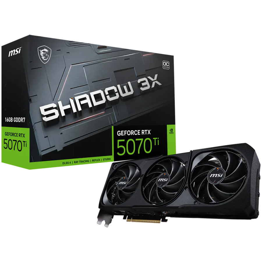 Grafička kartica MSI GeForce RTX 5070 Ti 16G SHADOW 3X OC