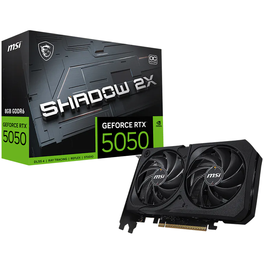 Grafička kartica MSI GeForce RTX 5050 8G SHADOW 2X OC, 8GB GDDR6