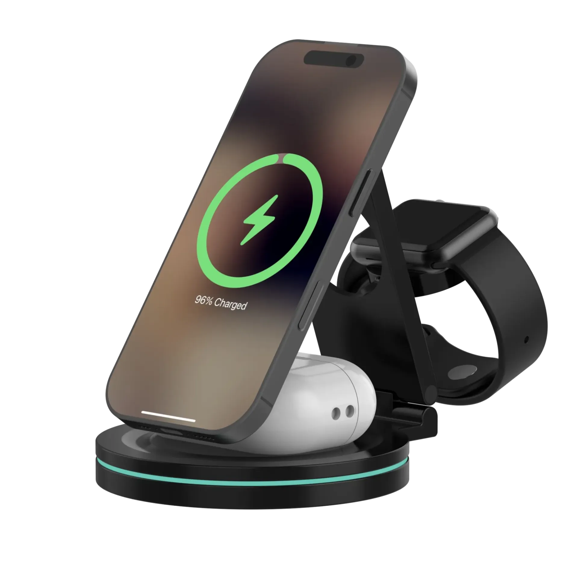 Punjač i stalak SINOX Pro Mobility SXI0840 Wireless 3 u 1, 15W-1