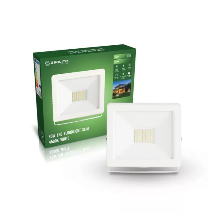 LED Reflektor ASALITE Slim 30W 4500K (2700 lm, IP65, bijeli)-2