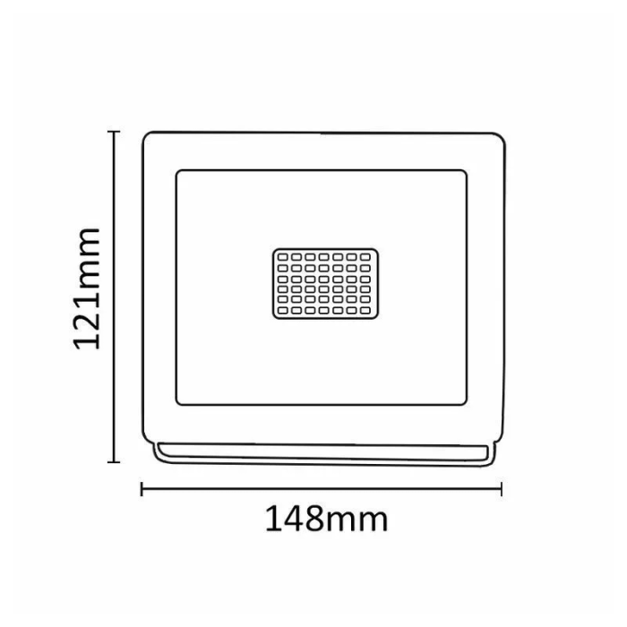 LED Reflektor ASALITE Slim 30W 4500K (2700 lm, IP65, bijeli)-4
