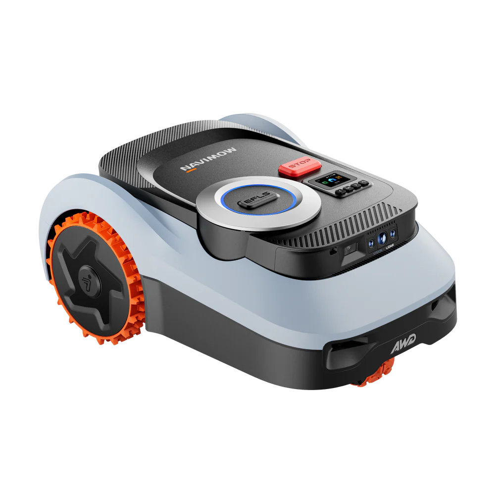 Robotska kosilica SEGWAY Navimow i220E Lidar Pro (do 2000 m², AWD, širina košnje 22 cm, Wi-Fi, Bluetooth, 4G, siva boja)