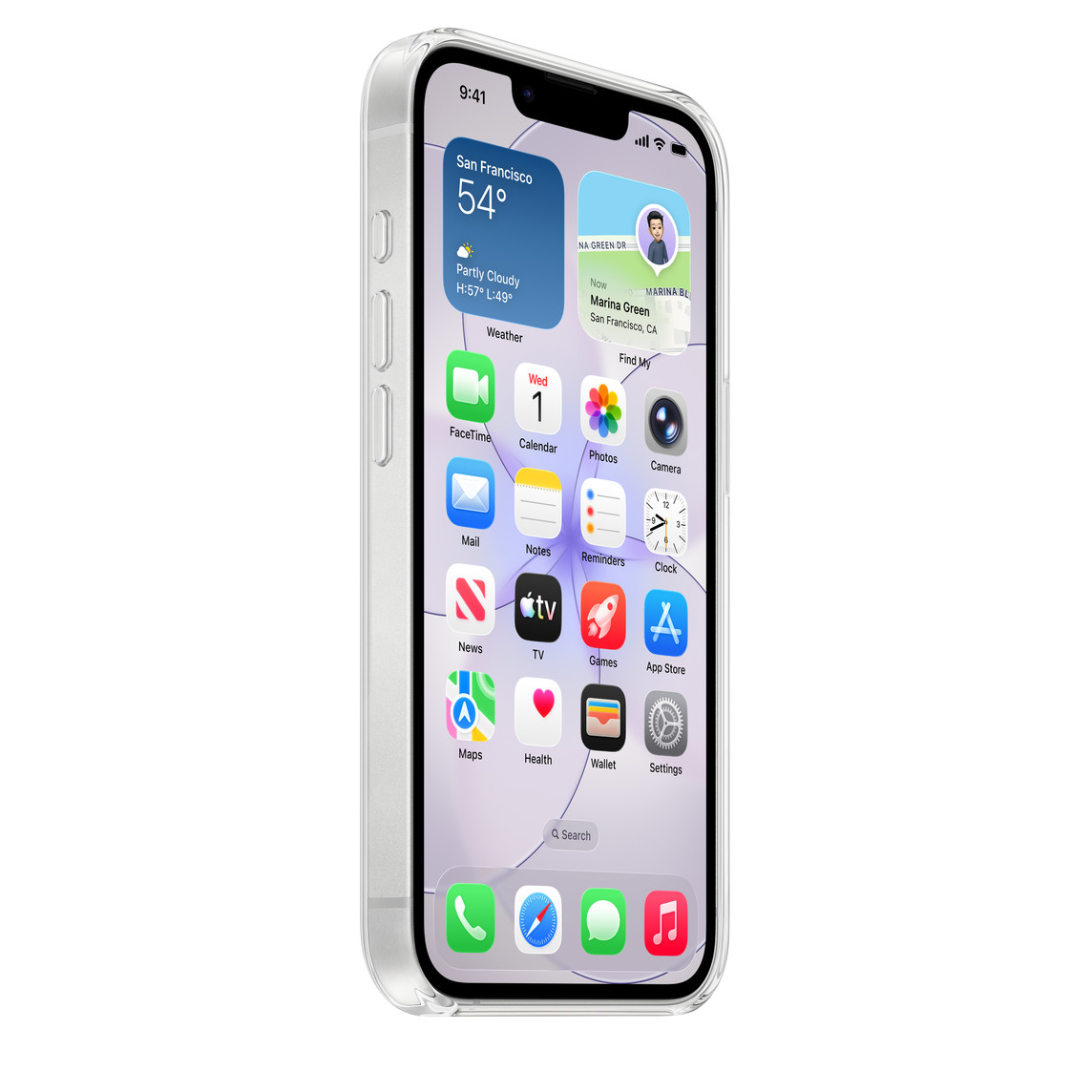 Maskica za mobitel APPLE iPhone 17e Clear Case with MagSafe (prozirna boja)-1