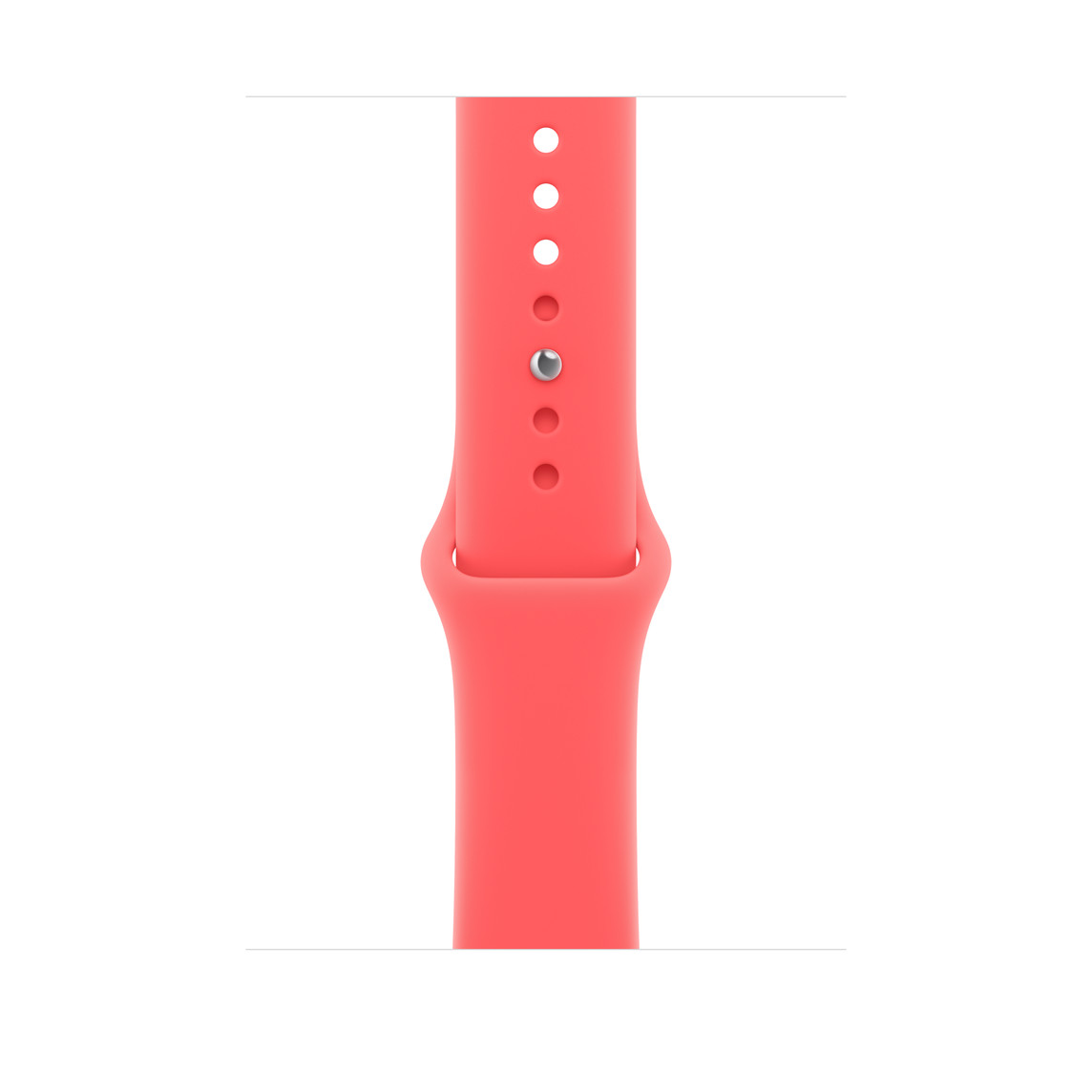 Apple Watch 46mm Sport Band: Bright Guava Sport Band - M/L (SEASONAL)