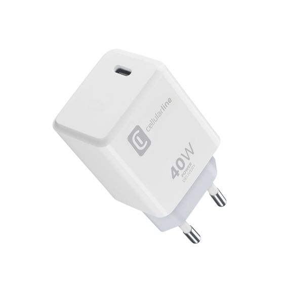 Adapter CELLULARLINE, 40W, PD, USB-C, Apple-2