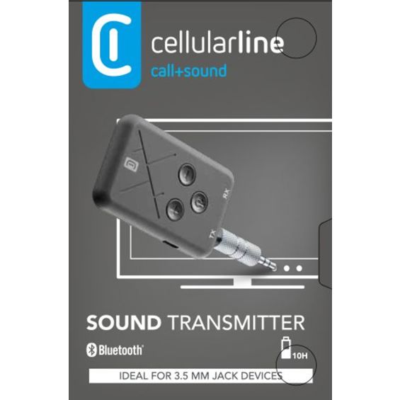 Bluetooth transmiter i receiver CELLULARLINE Sound Transmitter, crni-2
