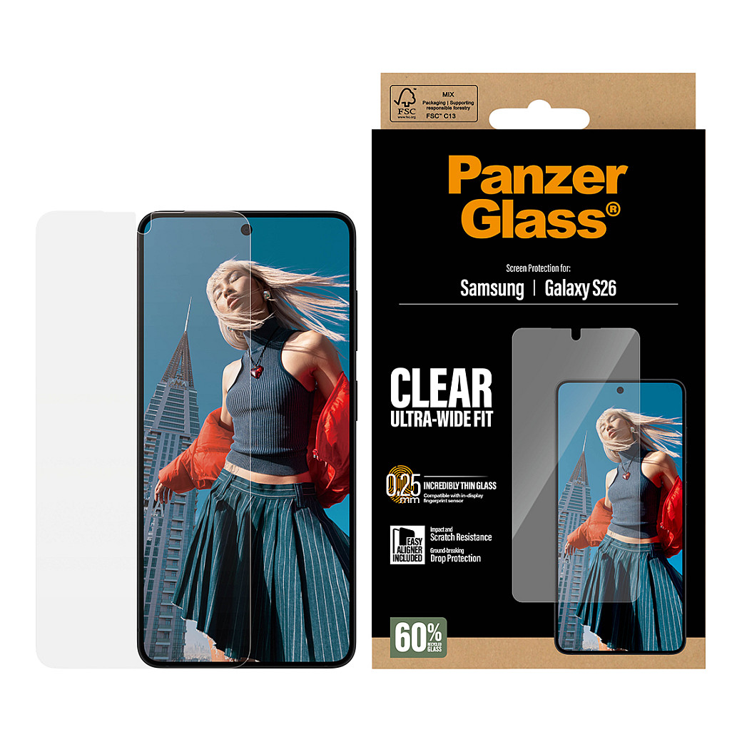 Staklo za mobitel PANZERGLASS za SAMSUNG GALAXY S26 Ultra, wide fit-3