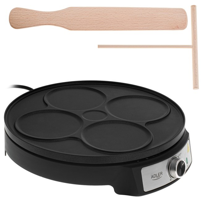 Aparat za palačinke ADLER AD 3093 (30 cm, 1200W, 5 postavki temperature)-6