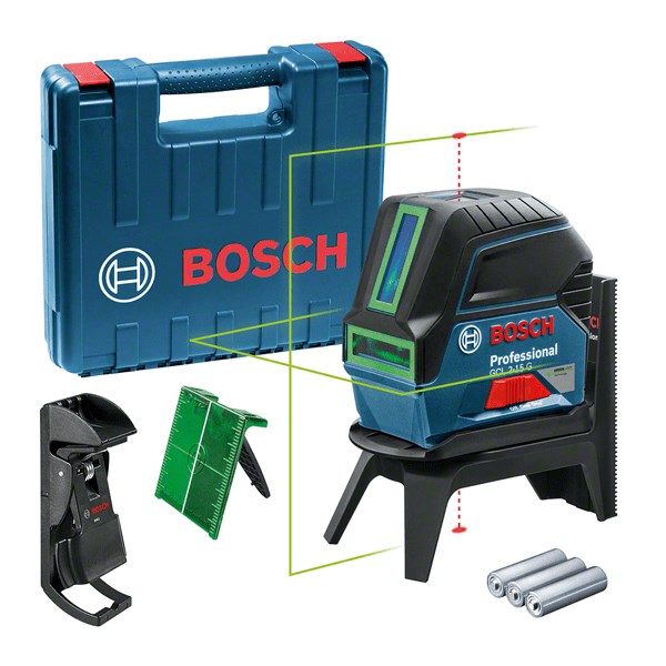 Laserski nivelir BOSCH GCL 2-15 G Professional (zeleni, 15m, ± 0.3 mm/m, IP54)