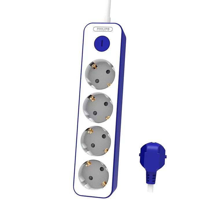 Prenaponska zaštita PHILIPS CHP2145U/10 (4 utičnice, 1.8m kabel, prekidač)-0