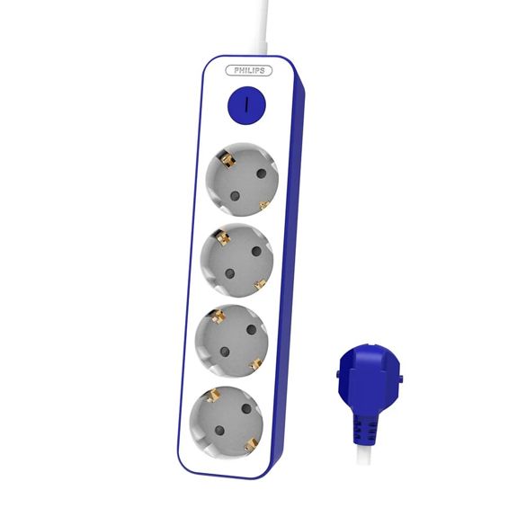 Prenaponska zaštita PHILIPS CHP2145U/10 (4 utičnice, 1.8m kabel, prekidač)-1