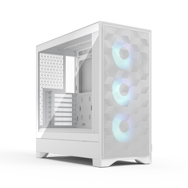 Kućište za računalo FRACTAL DESIGN Pop Air RGB White TG Clear (ATX, 3x Aspect 12 RGB ventilatora)