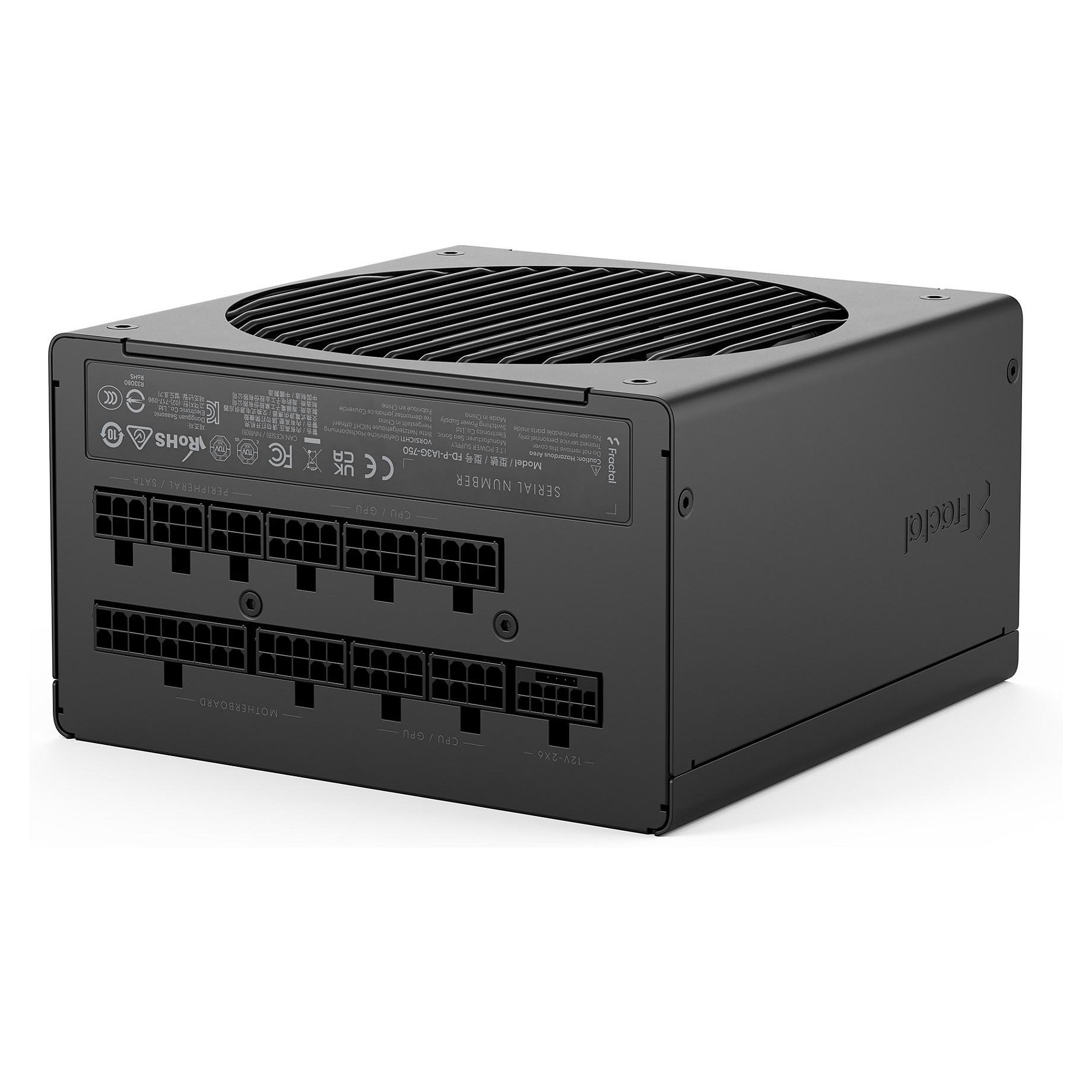 Napajanje za računalo FRACTAL DESIGN Ion 3 Gold 750W (80+ Gold, potpuno modularno, ATX 3.1)-6