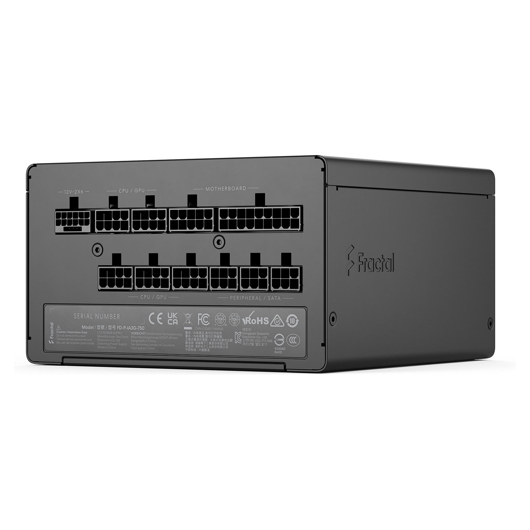 Napajanje za računalo FRACTAL DESIGN Ion 3 Gold 750W (80+ Gold, potpuno modularno, ATX 3.1)-8