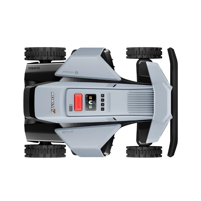 Robotska kosilica SEGWAY Navimow X450E AWD EU (do 5000 m², AWD, VisionFence 360°, 43 cm širina košnje, Wi-Fi, 4G) + POKLON garaža za kosilicu-5