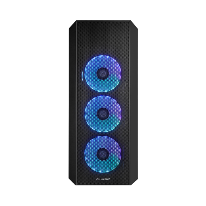 Kućište CHIEFTEC Scorpion 4 (GL-04B-UC-OP) ATX Mid Tower, ARGB, kaljeno staklo, USB-C-3
