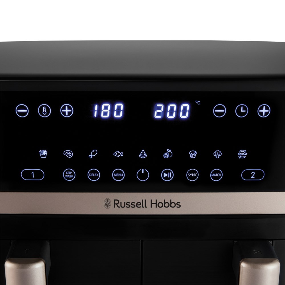 Friteza na vrući zrak RUSSELL HOBBS SatisFry Snappi 27290-56 (8.5 L, 2600 W, dvije košare)-7