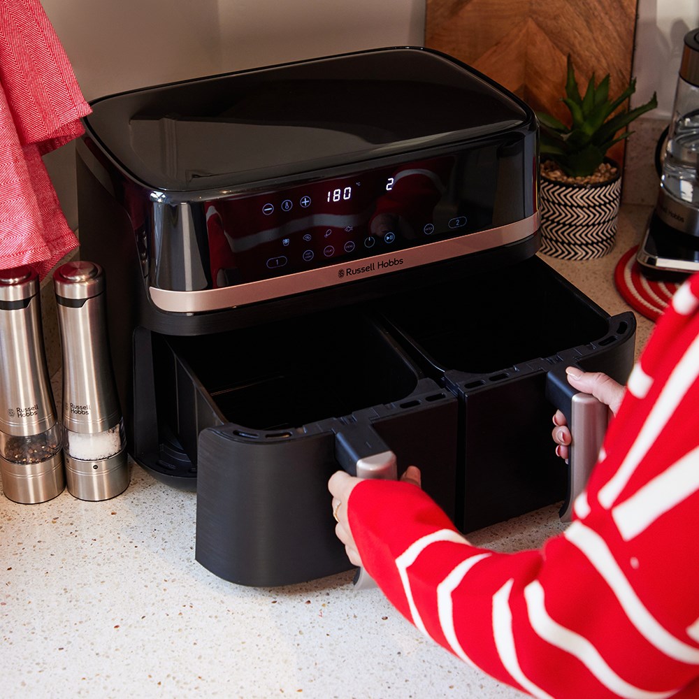 Friteza na vrući zrak RUSSELL HOBBS SatisFry Snappi 27290-56 (8.5 L, 2600 W, dvije košare)-4