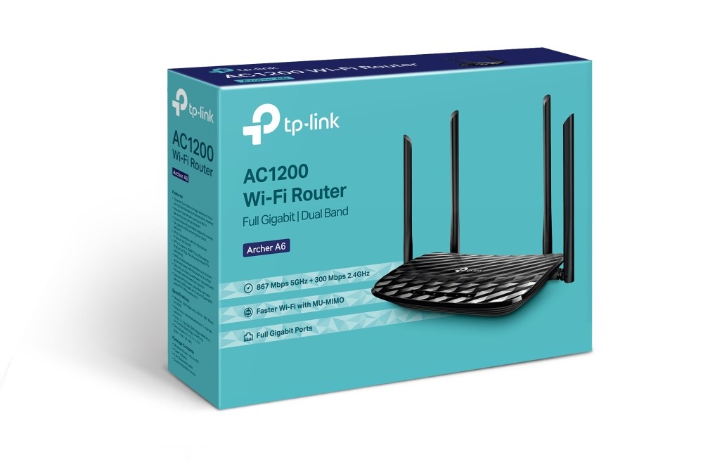 Wi-Fi Router TP-LINK Archer C6 (AC1200, Dual-Band, Gigabit, MU-MIMO)-3
