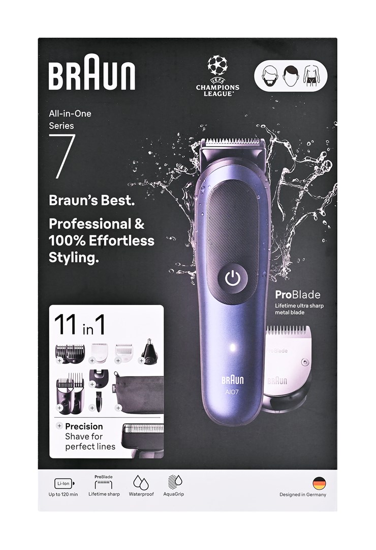 Višenamjenski trimer BRAUN All-in-One Series 7 MGK7450 (17-u-1, 100 min rada, vodootporan)-3
