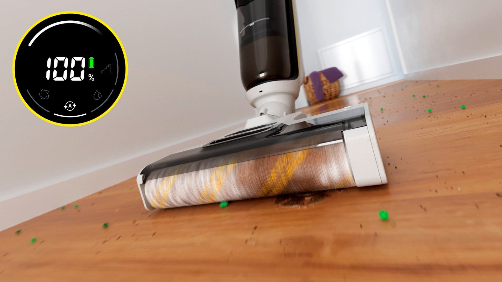 Akumulatorski čistač podova KARCHER FCV 4 Natural N (20 min rada, 60 m², 2 spremnika)-2