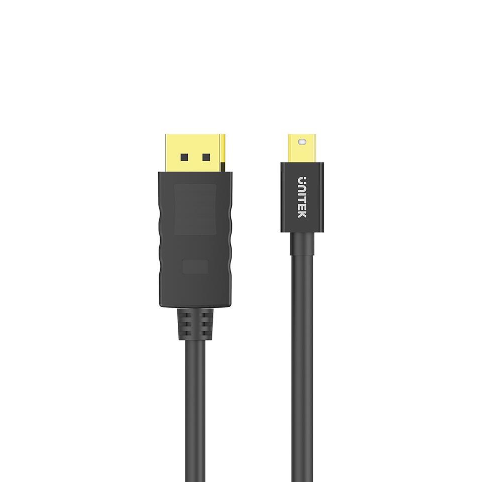 Mini DisplayPort na DisplayPort kabel UNITEK Y-C611BK (2m, 4K@60Hz)-1