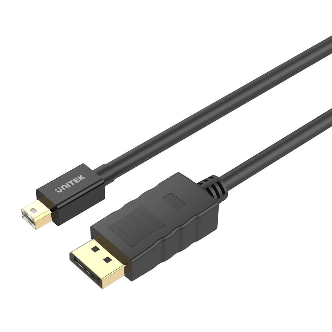 Mini DisplayPort na DisplayPort kabel UNITEK Y-C611BK (2m, 4K@60Hz)-0