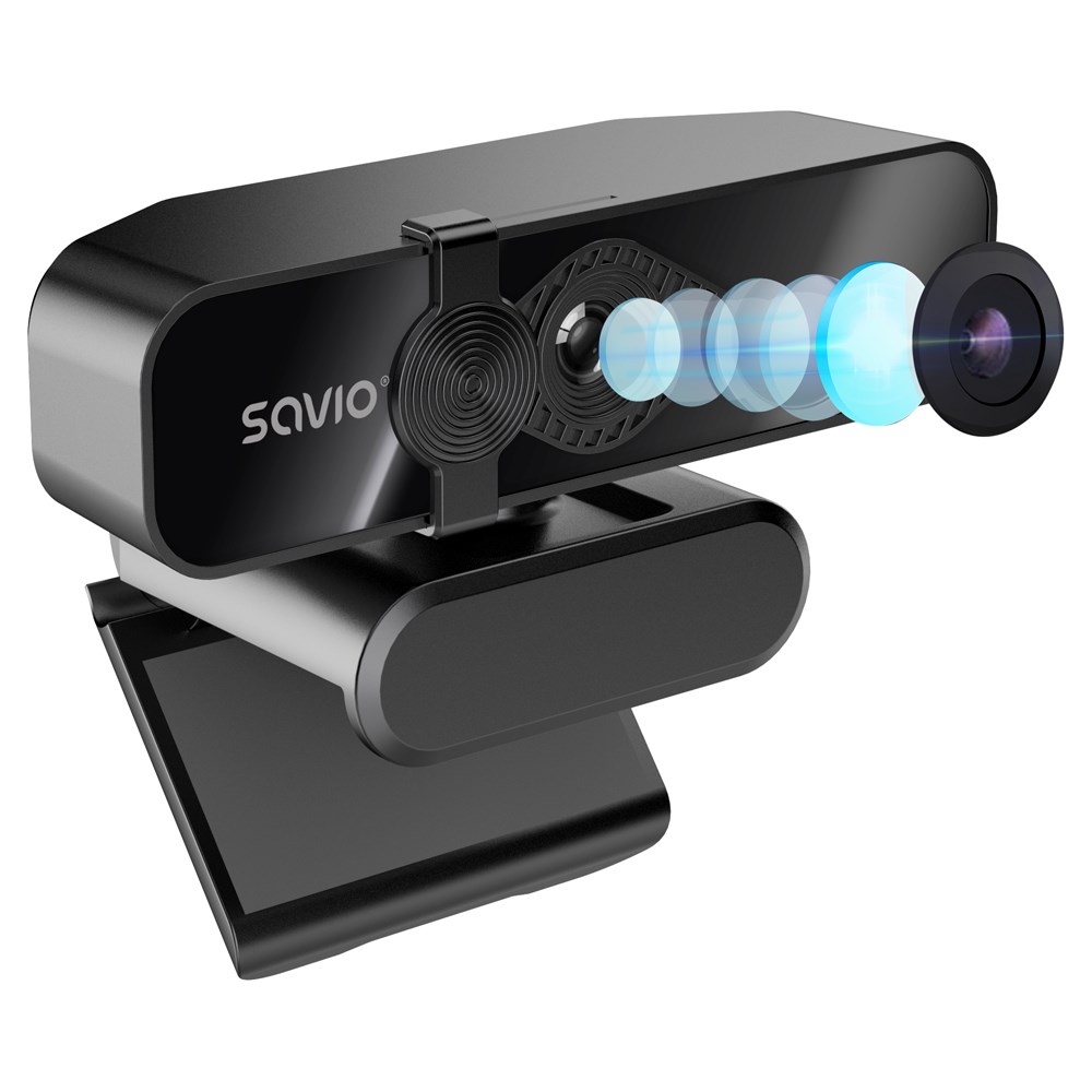 Web kamera SAVIO CAK-06 (4K UHD 3840x2160, Autofokus, Ugrađen mikrofon, USB)-2