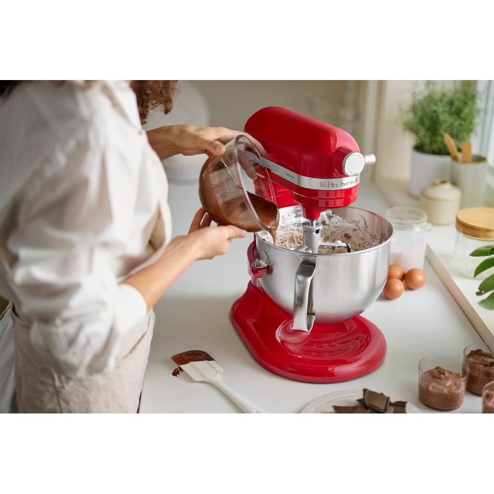 Kuhinjski robot KITCHENAID Artisan 5KSM60SPXEER (5.6 L, 375 W, 11 brzina) Empire Red-3