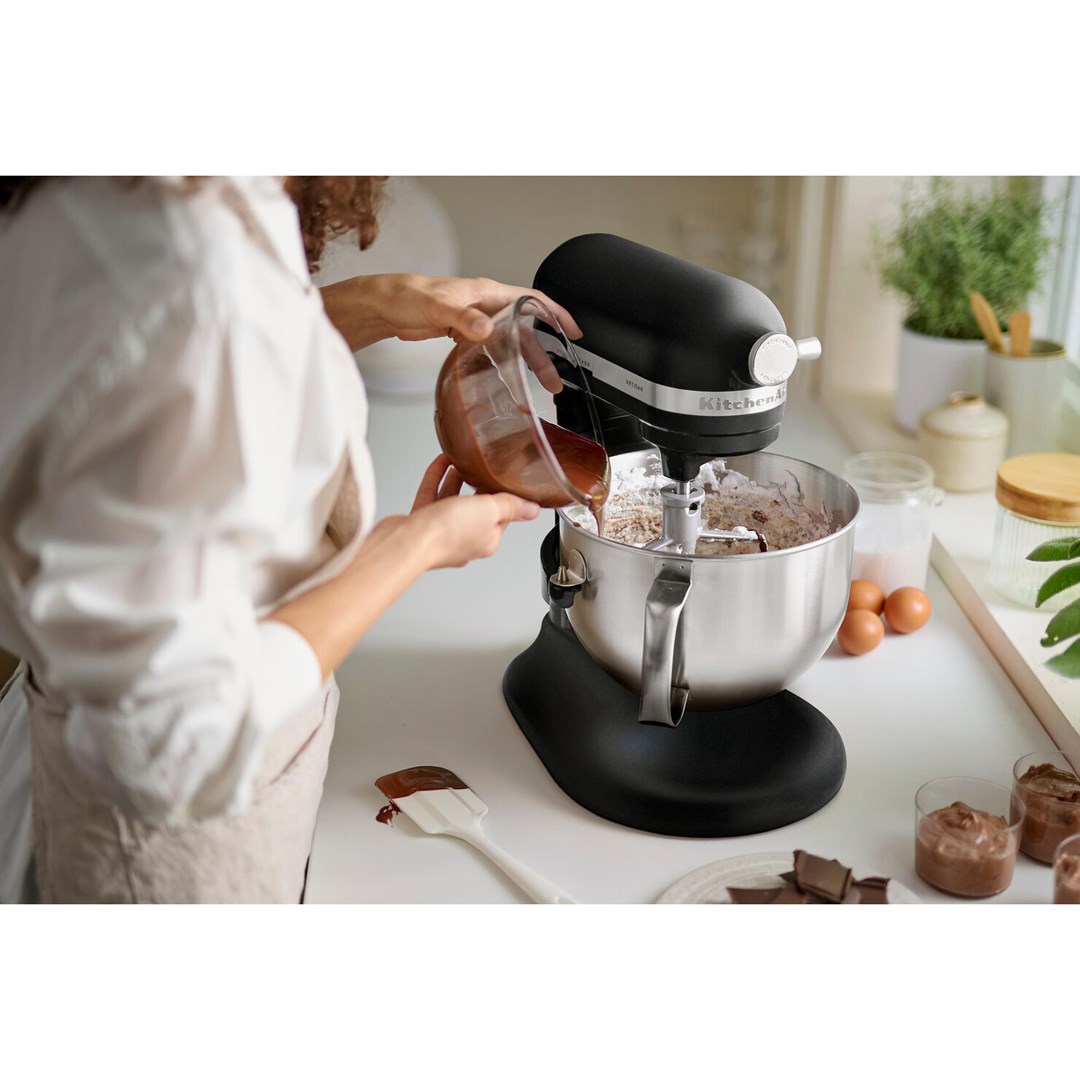Kuhinjski robot KITCHENAID 5KSM60SPXEBM (5.6L, 375W, 11 brzina) Matte Black-0