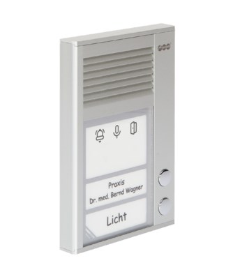 Portafon AUERSWALD TFS-Dialog 212 (2 pozivne tipke, aluminij, IP44)-1