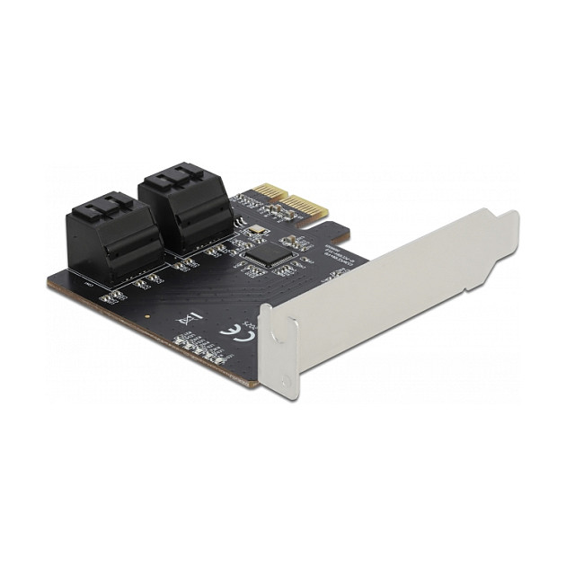PCI Express kartica DELOCK 90010 (4x SATA 6 Gb/s, PCIe x1, Low Profile)-1