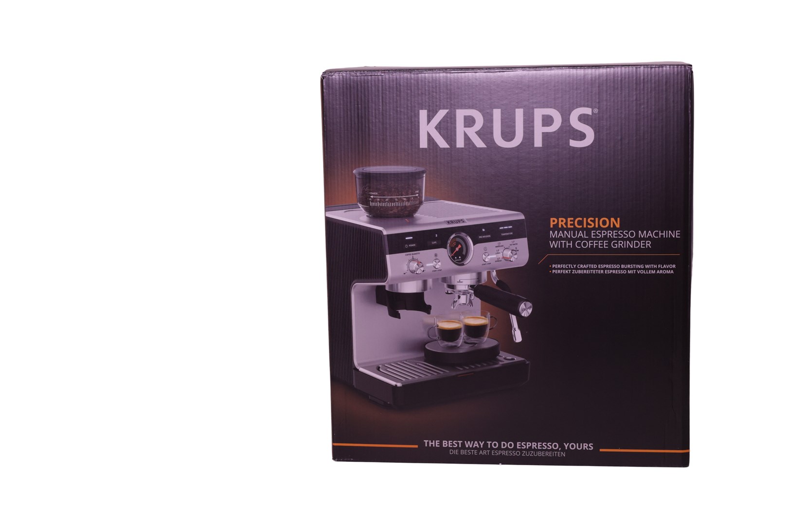 Aparat za kavu KRUPS Precision XP801T10 (15 bara, 1200W, 3L, pjenilica za mlijeko)-7